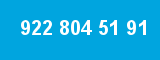 922 804 51 91